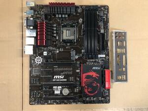 ★中古品 BIOS確認 MSI Z87-G45 GAMING ATXマザーボード IOパネル付属 ★