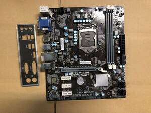 ★中古品 BIOS確認 H110M-S101　LGA1151 マザーボード IOパネル付き★