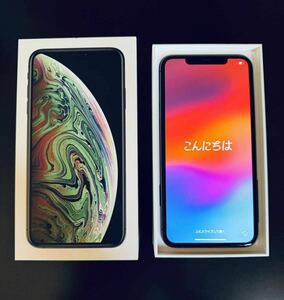 iPhone XS Max 256GB スペースグレイ SIMロック解除済み 美品 ソフトバンク