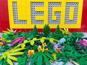 * много * Lego растения детали цветок cocos nucifera. лист дерево . лист ..tsuta и т.п. ( LEGO лес Jean gru парк B112806