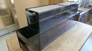  upper part filter 120 acrylic fiber aquarium for three surface black large dry attaching .. atelier 