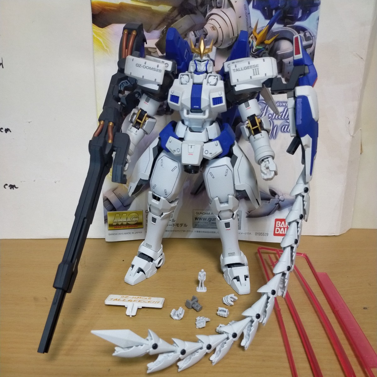 MG 1/100 Tallgeese ⅲ Ⅲ versión EW ver.ka Preban producto terminado pintado limitado Wing Gundam Zero Figura personalizada Junk Gunpla HG RG, personaje, gundam, Producto terminado