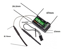 TURNIGY TGY-iA6B V2 6CH 2.4G AFHDS 2Aテレメトリ対応S.BUS 受信機 9Xなどに_画像3