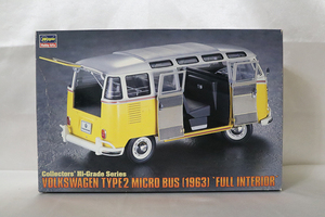 未組立 即決 1/24 フォルクスワーゲン タイプ2 マイクロバス 1963 フルインテリア VOLKSWAGEN TYPE2 CH-35 51035 ハセガワ