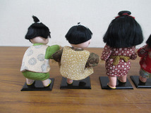 【Y10/D】真多呂人形 木目込人形 童子 6体セット 日本人形 まとめ_画像5
