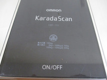 【Y10/K】OMRON オムロン カラダスキャン HBF-701 体重体組成計 ヘルスメーター 体重計 動作品_画像3