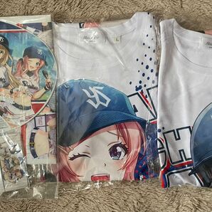 八月のシンデレラナイン　ヤクルトコラボTシャツLサイズ　うちわ