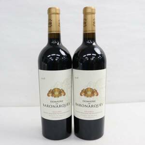 【2本セット】DOMAINE DE BARONARQUES（ドメーヌ ド バロナーク）2018 15％ 750ml L23K060003