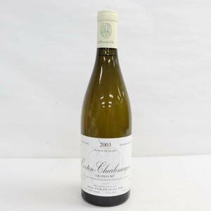 MARC COLIN ET SES FILS（マルク コラン エ セ フィス）コルトン シャルル マーニュ グランクリュ 2003 13.5％ 750ml X23K140010