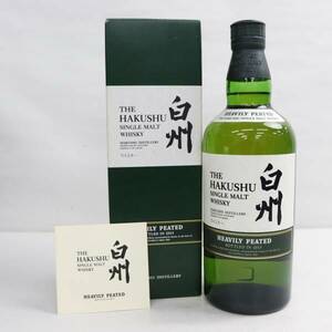 1円～SUNTORY（サントリー）白州 ヘビリー ピーテッド 2013 48％ 700ml T23K120012