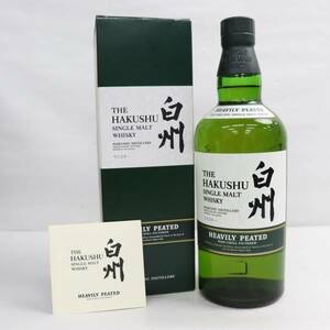 SUNTORY（サントリー）白州 ヘビリーピーテッド ノンチルフィルタード 48％ 700ml T23K120009