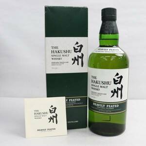 SUNTORY（サントリー）白州 ヘビリーピーテッド ノンチルフィルタード 48％ 700ml T23K120010