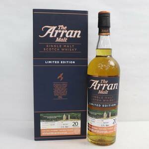 1円~The Arran Malt（アラン モルト）20年 リミテッドエディション シェリーパンチョン 1997-2017 51.7% 700ml O23K260042