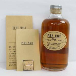 NIKKA（ニッカ）ピュアモルト ブラック 43％ 500ml X23K270085