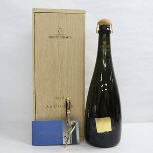 1円~HENRI GIRAUD（アンリ ジロー）アルゴンヌ 2012 12％ 750ml O23K200145