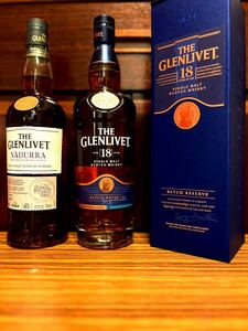 700ml ザ グレンリベット 18年 ナデューラ オロロソ 2本セット THE GLENLIVET スコッチ ウイスキー 古酒 未開栓 カスクストレングス