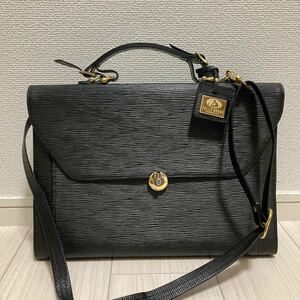 PELLE BORSA ペレボルサ メンズ 斜め掛け ビジネスバッグ ショルダーバッグ トートバッグ 本革 牛革 レザー 黒 ブラック 型押し ブランド