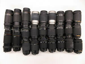 (4018Y)ジャンク Nikon ED AF NIKKOR 70-300mm 4-5.6D AF NIKKOR 70-210mm 4-5.6等 ニコン まとめて 大量セット 25点 動作未確認 同梱不可