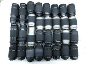 (4120Y)ジャンク Nikon AF NIKKOR -70-210mm 4-5.6 -70-300mm 4-5.6 G等 ニコン まとめて 大量セット 30点 動作未確認 同梱不可