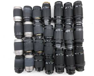 (4070U)ジャンク Nikon AFNIKKOR 75-300mm 4.5-5.6 ED70-300mm 4-5.6D　等 ニコン まとめてセット 25本 動作未確認 同梱不可