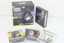 ●GAMING ゲーミング ヘッドホン GH5 PS3 メタルギア ソフトまとめて　_画像1