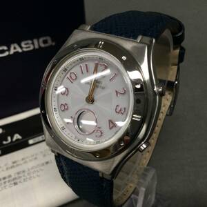 051120 249244 CASIO カシオ 腕時計 wave ceptor ウェーブ セプター LWA-M141 シルバー系文字盤 ソーラー ジャンク品 ケース付 箱付