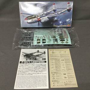 051129 251433 Hasegawa ハセガワ Hobby kits プラモデル P-38J/L LIGHTNING P-38J/L ライトニング アメリカ陸軍 戦闘機 未組立