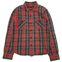 ★名作★ TENDERLOIN テンダーロイン T-HEAVY FLANNEL SHT 長袖 フランネル チェック シャツ ネルシャツ ヘビーネル トップス カットソー S_画像2