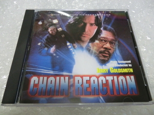 即決CD Chain Reaction Jerry Goldsmith ジェリー・ゴールドスミス キアヌ・リーブス モーガン・フリーマン レイチェル・ワイズ 90s 人気盤
