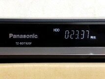 【完動品】パナソニック Panasonic HDD/BDレコーダー TZ-BDT920F リモコン付 1円~ 状態良好 極美品 新品のHDDへ換装 CATV向け_画像2