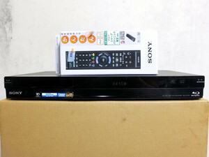 【完動品】ソニー SONY HDD/BDレコーダー BDZ-AT700 新品汎用リモコン付 1円~ 状態良好
