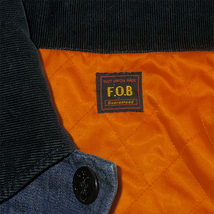 ヴィンテージ F.O.B FACTORY カバーオール サイズL FOB FACTORY デニムジャケット _画像2