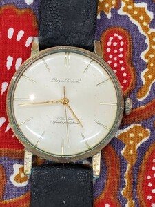 Royal Orient ◆ (14K GF) 腕時計 ゴールド 23石 手巻き ヴィンテージ アンティーク ロイヤルオリエント 不動　ジャンク品