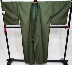 着物 長着 単品 緑色 男性用 S/M/L/LL/3Lサイズ 紋入れ可 新品（株）安田屋 NO29659-2