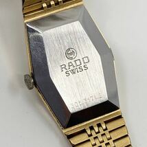 RADO シャンボール 手巻き式 腕時計 バーインデックス 2針 Swiss スイス製 ゴールド 金 ラドー Y162_画像8