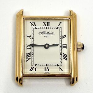 MARTELL CLASSIC WATCH 腕時計 ローマン quartzクォーツ 2針 ホワイト ゴールド 白 金 マーテル Y170