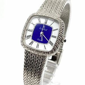 Excellent 腕時計 クォーツ quartz ローマンインデックス 3針 シルバー 銀 エクセレント ラグジュアリー Y176