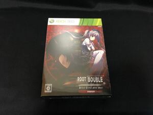 【未開封・未使用】 Xbox360　ルートダブル ROOT DOUBLE Before Crime * After Days 初回限定版 アドベンチャー 密室