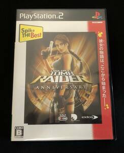 ※傷あり PS2 ★ プレイステーション2 ★ トゥームレイダー アニバーサリー ★ Tomb Raider Anniversary Spike Best ベスト ララ クロフト