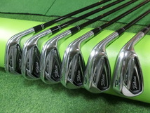 希少　AP2 716 FORGED IRON 激レア高級シャフト Fire express MAX IRON WBQ 95 (SR) 5～PW 良好6本set スパイン調整済み_画像1