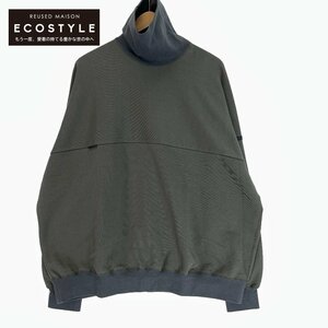 【美品/1円】N.HOOLYWOOD エヌハリウッド 2222-CS09-009 HIGH NECK SWEATSHIRT ハイネック スウェットシャツ/ トップス 40 カーキ メンズ