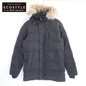 国内正規/ CANADA GOOSE カナダグース 3805JMA CARSON PARKA カーソンパーカー ファー付ダウン コート FUSION L/G ブラック メンズ