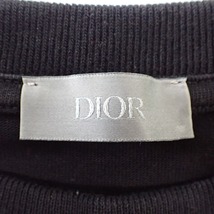 国内正規 DIOR HOMME ディオールオム ｘJUDY BLAMEジュディブレイム 043J625B0554 ロゴxピン クルーネック半袖TシャツS ブラック メンズ_画像4