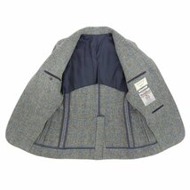 美品 MAISON KITSUNE メゾンキツネ 【×ハリスツイード】 サイクリングジャケット メンズ グレー 44_画像3