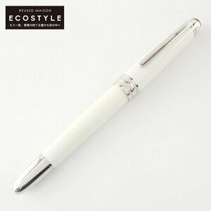 【1円/美品】 MONTBLANC モンブラン ホワイト マイスターシュテュック トリビュート 万年筆 ペン ホワイト×シルバー