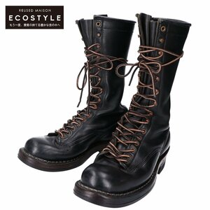 【1円】 WHITE'S BOOTS ホワイツ ブラック スモークジャンパー 15H ロングブーツ シューズ 8D メンズ