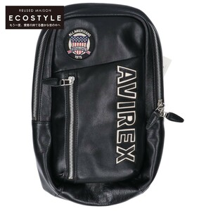 新品未使用 AVIREX アヴィレックス AVX5620 VARSITY LEATHER ONE SHOULDER BAG バーシティーレザーワンショルダーバッグ / ボディバッグ