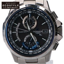 CASIO カシオ OCW-T1000-1AJF OCEANUS オシアナス クロノグラフ マルチバンド6 タフソーラー電波 腕時計 シルバー_画像1