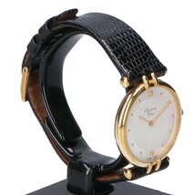 Christian Dior クリスチャンディオール 3065 ラウンドフェイス クオーツ 腕時計 ゴールド メンズ_画像6