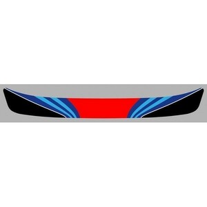 海外j 送料無料 マルティーニ レーシング MARTINI e ヘルメット バイザー 295mm ステッカー